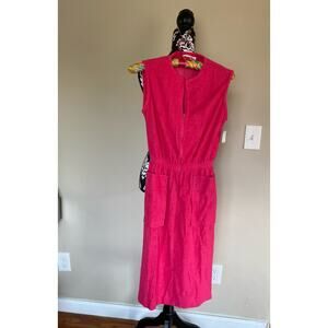 Vintage 70s deadstock Keyloun hot pink terrycloth dress zipper Small NWT